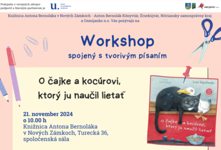 Workshop – O čajke a kocúrovi, ktorý ju naučil lietať