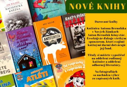 Nové knihy – Darované knihy - titulný obrázok
