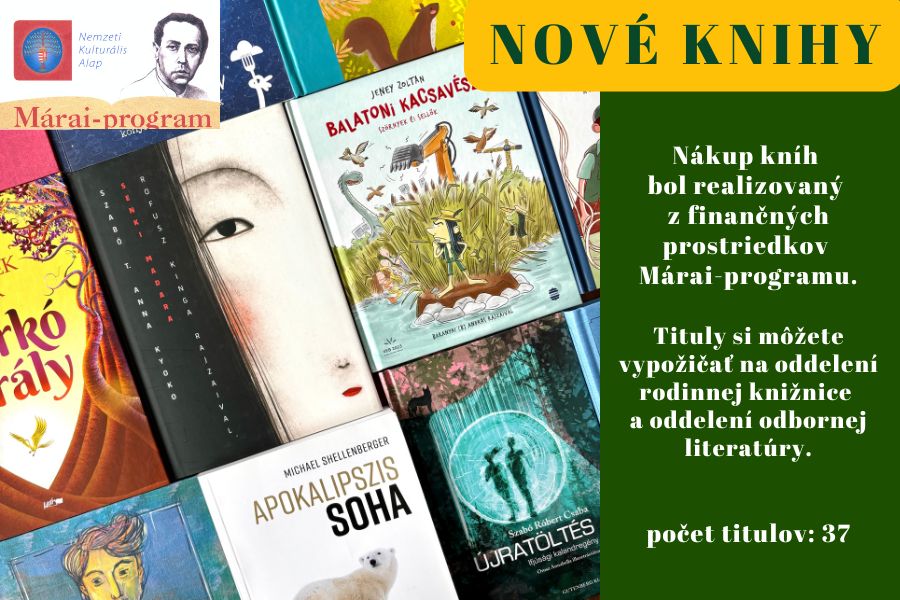 Nové knihy – Zakúpené knihy