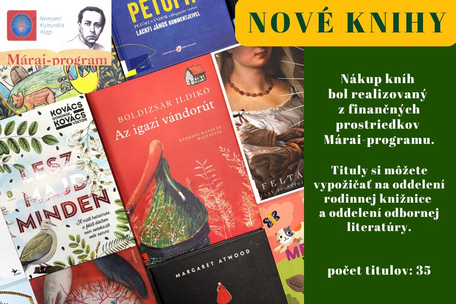 Nové knihy – Zakúpené knihy