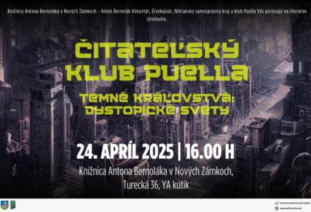 Čitateľský klub Puella – Temné kráľovstvá: dystopické svety - titulný obrázok