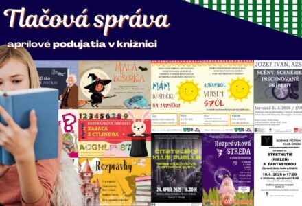 Knižnica ponúkne v apríli výstavu fotografií, prehliadku v prednese poézie a prózy i stretnutie s vílou Knihomilou. - titulné foto