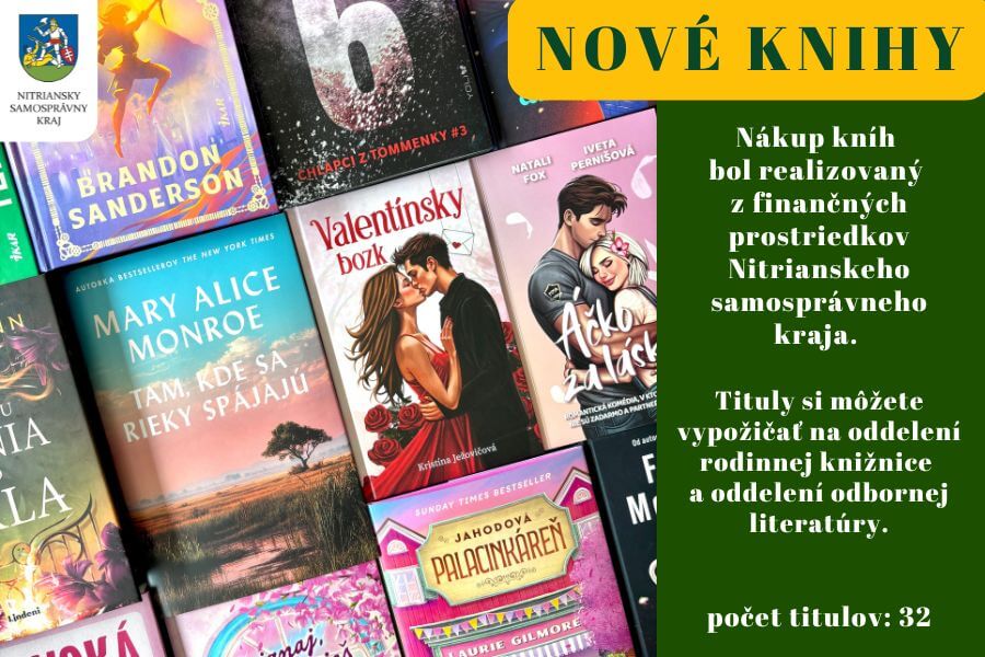 Nové knihy – Zakúpené knihy