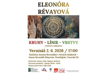 Vernisáž – Eleonóra Révayová: Kruhy – línie – vrstvy - titulný obrázok