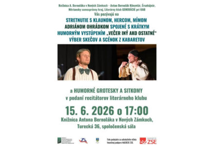 Večer iný ako ostatné – stretnutie s Adriánom Ohrádkom - titulné foto