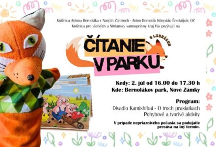 Čítanie v parku s Libríkom - titulný obrázok