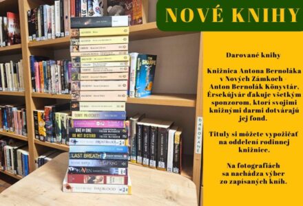 Nové knihy – Darované knihy - titulné foto