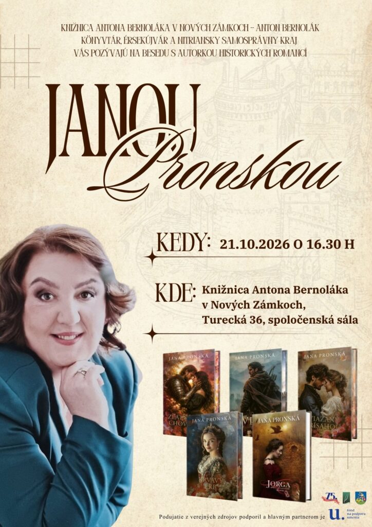 Beseda s autorkou Janou Pronskou