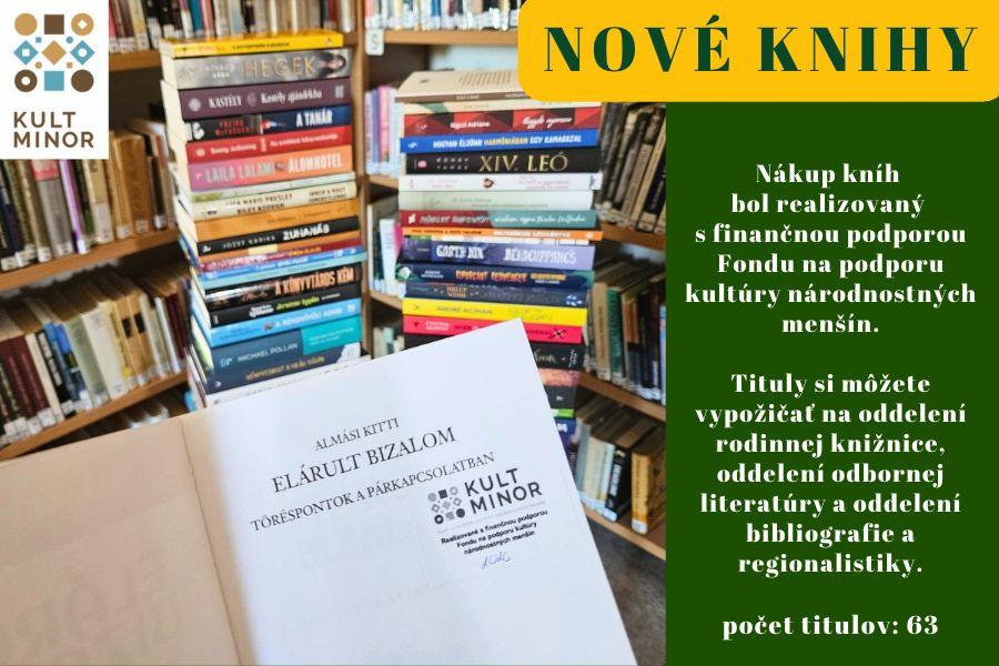 Nové knihy – Zakúpené knihy