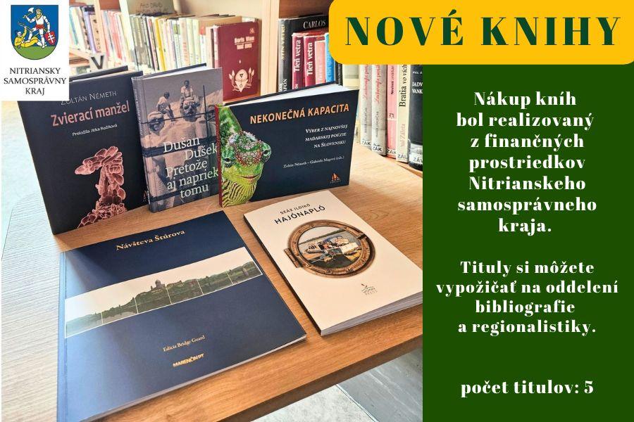 Nové knihy – Zakúpené knihy