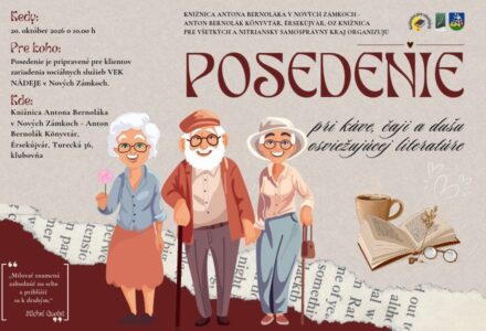 Posedenie pri káve, čaji a dušu osviežujúcej literatúre - titulný obrázok