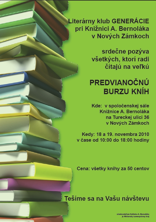 Predvianočná burza kníh - titulný obrázok