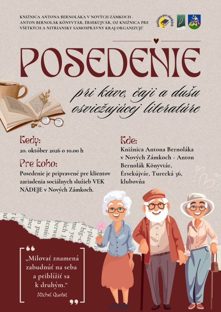 Posedenie pri káve, čaji a dušu osviežujúcej literatúre