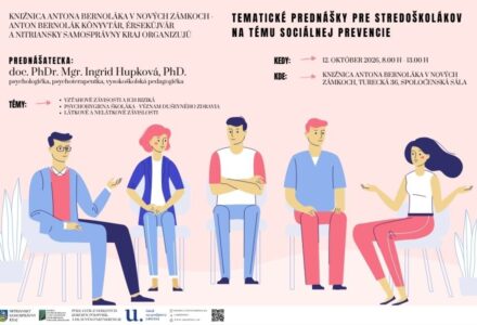 Tematické prednášky pre stredoškolákov na tému sociálnej prevencie - titulný obrázok